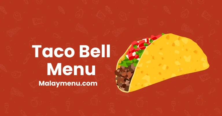 Taco Bell Menu Updated List 2024