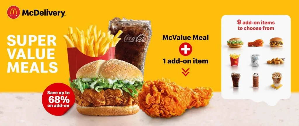 McDonald's Menu and Prices List