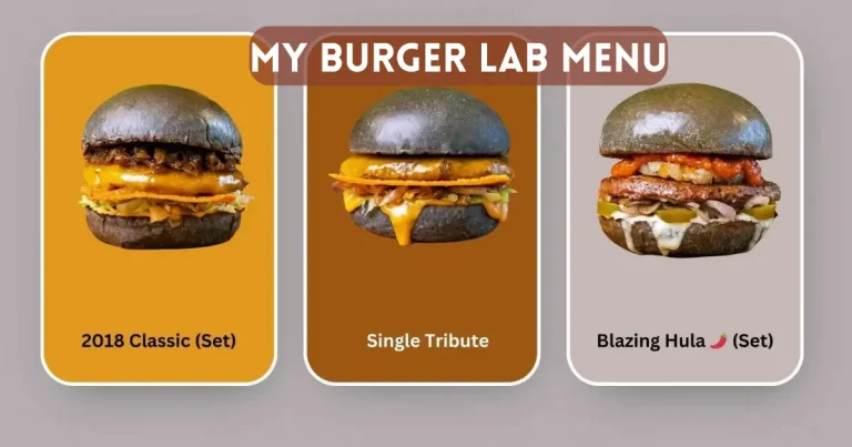 My Burger Lab Menu Senarai & Harga Terkini – Menumalay